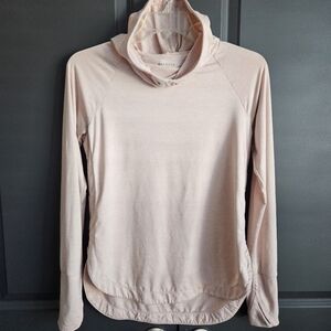 Athleta Light Pink Hoodie Sweatshirt